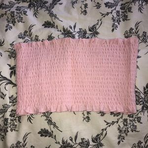 Pastel Pink Garage Towel Tube Top